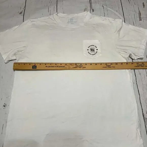 Southern Tide University of South Carolina Gamecock Flag Boats Pocket T-Shirt - Picture 9 of 10